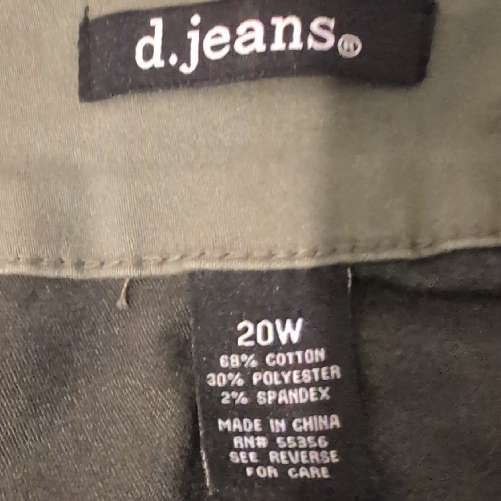 d. jeans Olive Pants - Picture 3 of 4